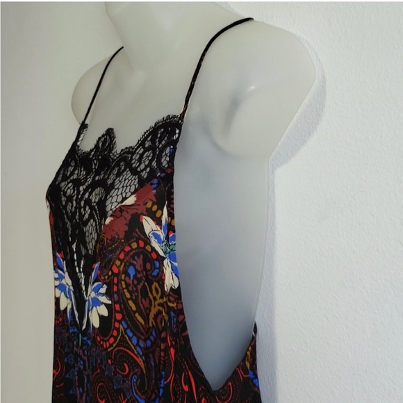 Intimately Free People Who’s Sorry Now Floral lace slip dress in black - Picture 8 of 16